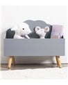Cofre Infantil para Juguetes Nubes