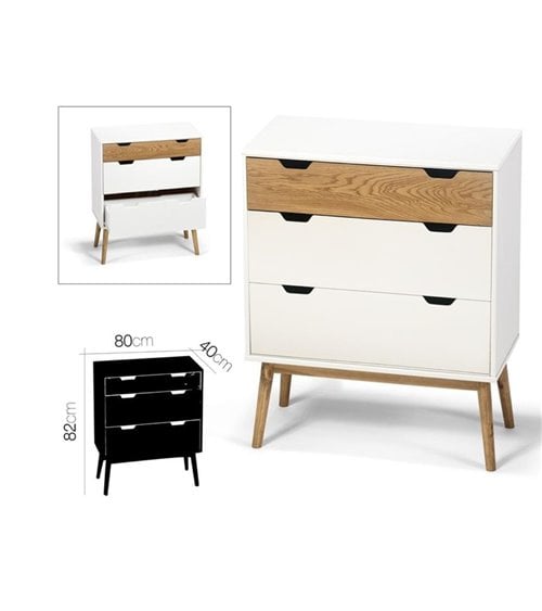 Cajonera con Tres Cajones Wita