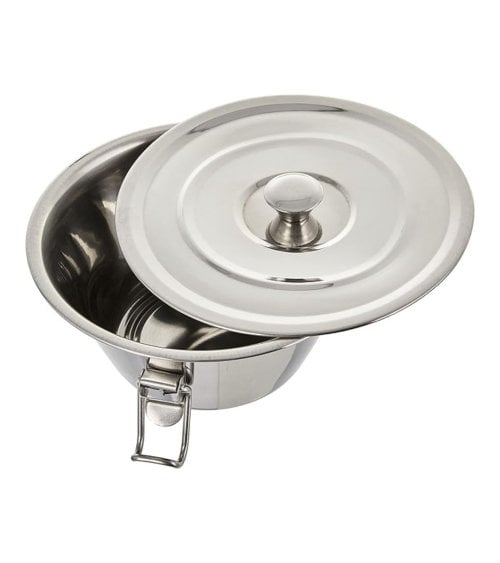 Molde Flanero de Acero Inox con Tapa