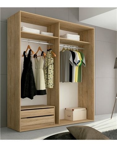 Armario con Dos Puertas Correderas Baena