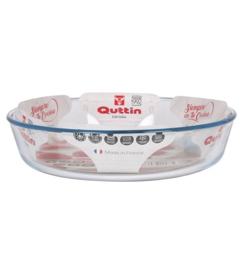 Molde Redondo para Tarta Honda de Vidrio