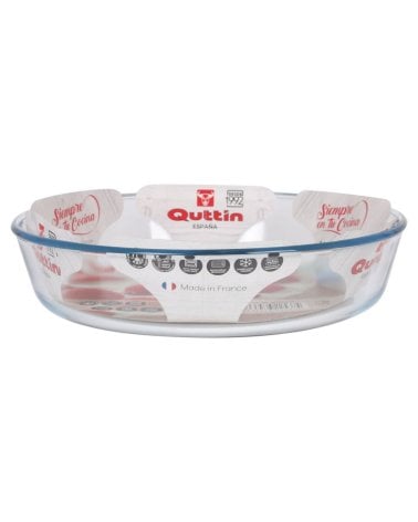 Molde Redondo para Tarta Honda de Vidrio
