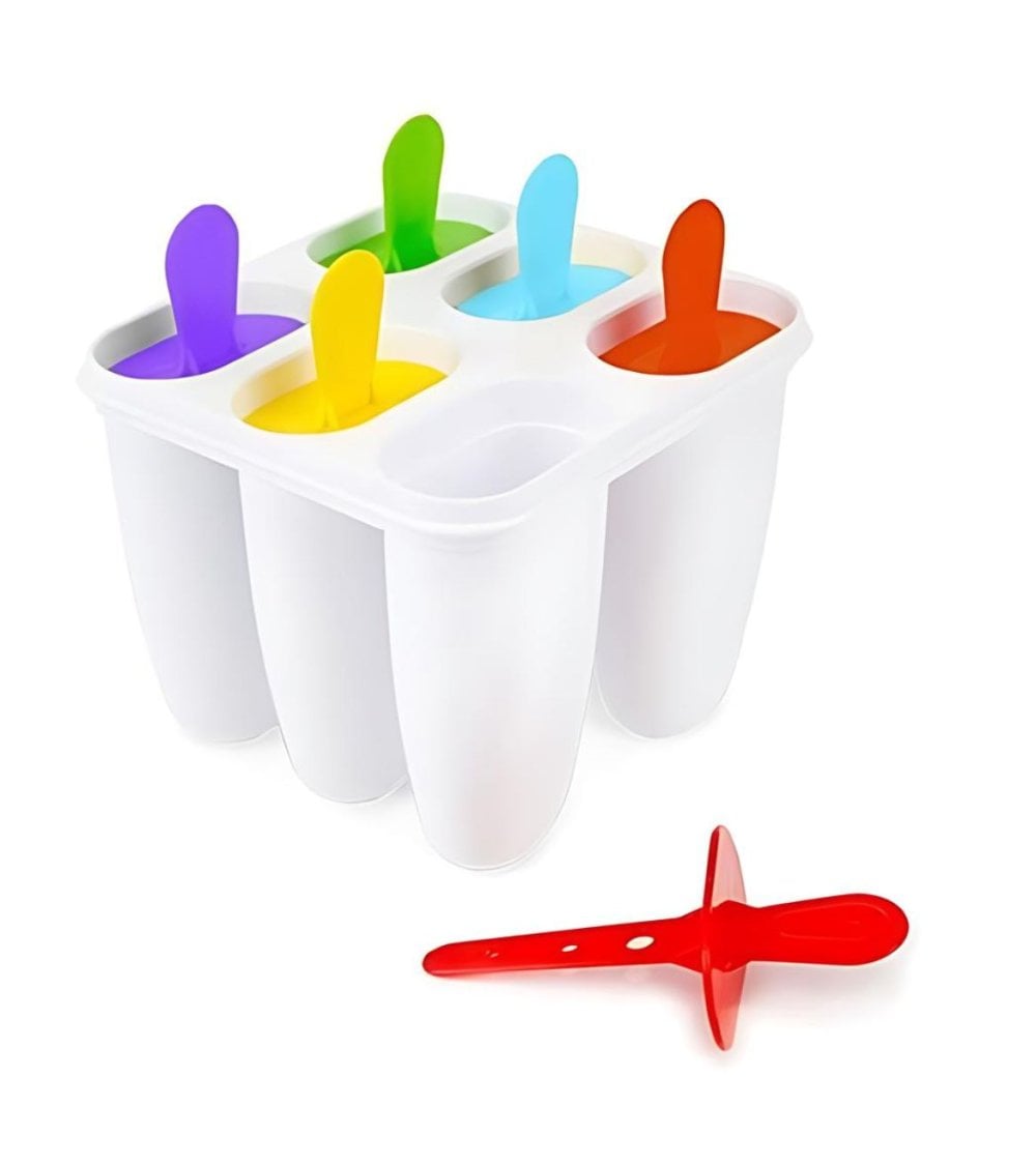 Molde de Plástico para 6 Helados Caseros