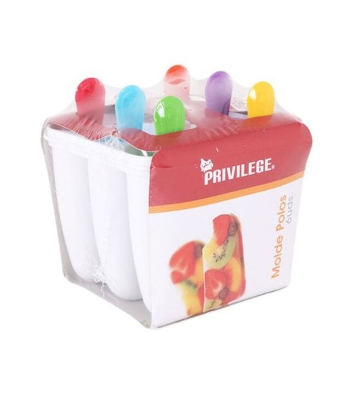 Molde de Plástico para 6 Helados Caseros