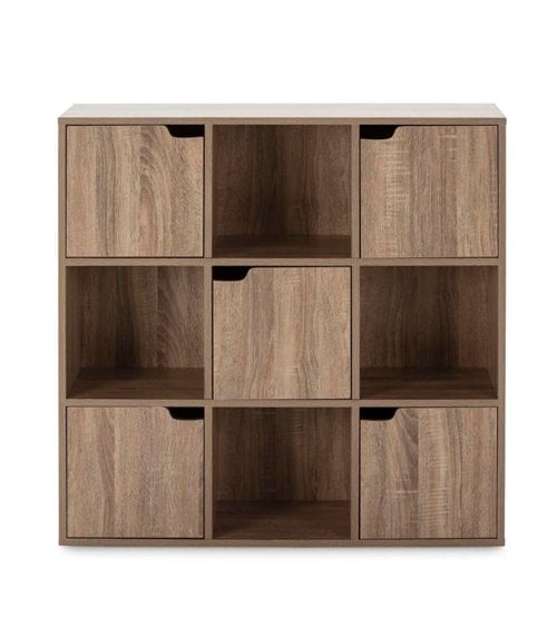 Estantería Cubo de 5 Puertas y 4 Huecos 