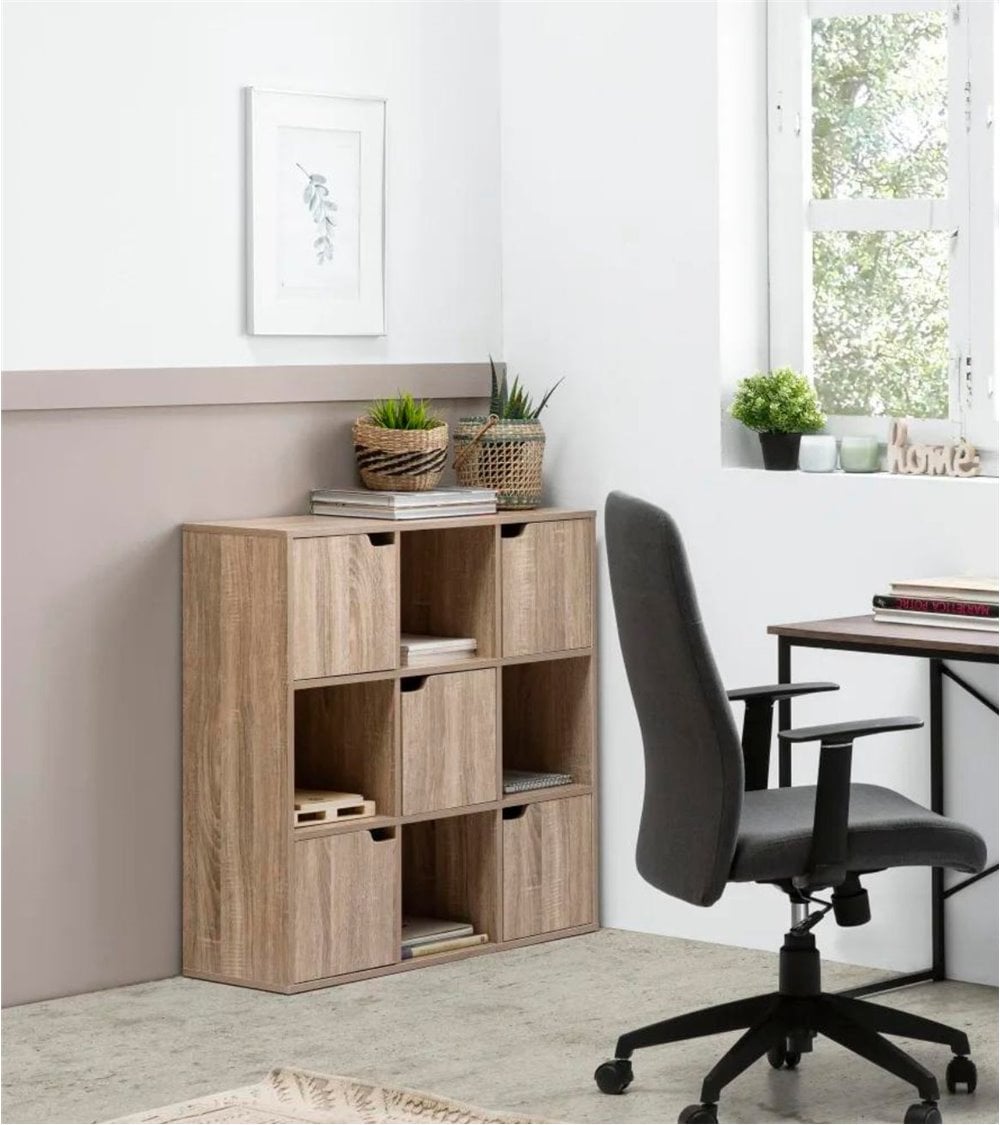 Estantería Cubo de 5 Puertas y 4 Huecos