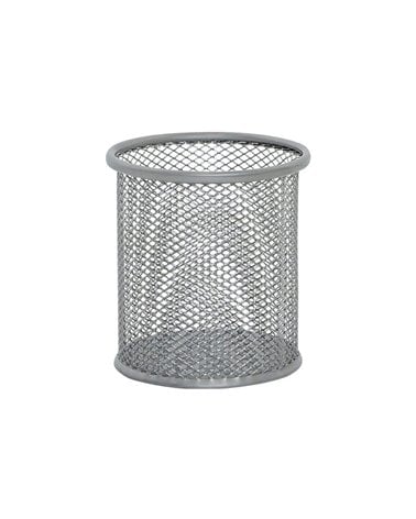 Cubilete Portalápices de Rejilla Metálica