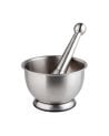 Mortero de Acero Inox con Mazo