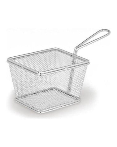 Cestillo con Asa para Freir de Acero Inox