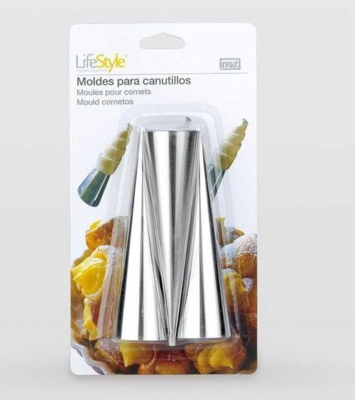Molde de Canutillos Conicos de Acero Inox