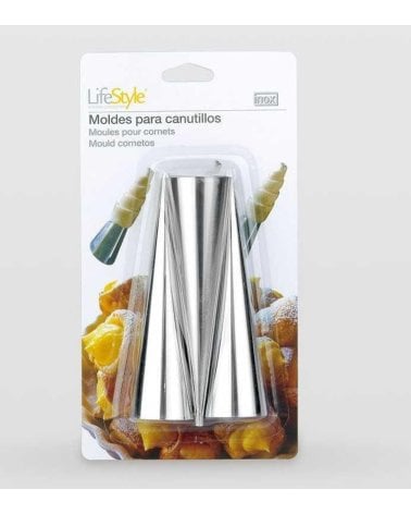 Molde de Canutillos Conicos de Acero Inox