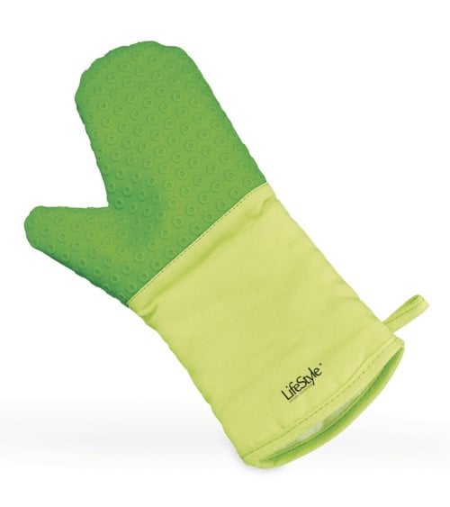 Guante Protector de Cocina de Silicona y Tela