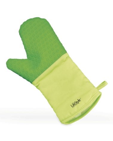Guante Protector de Cocina de Silicona y Tela