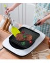 Asadora Grill con Asa Plegable de Piedra