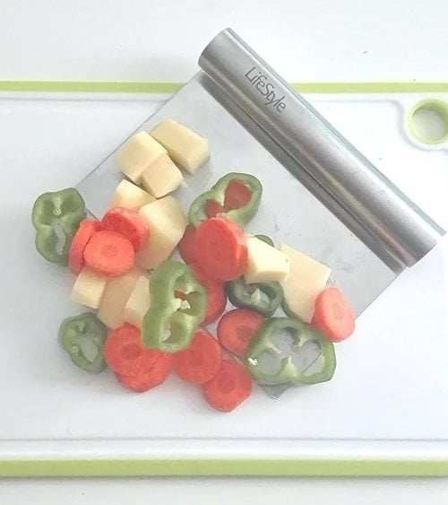 Recogedor de Verduras de Acero Inox