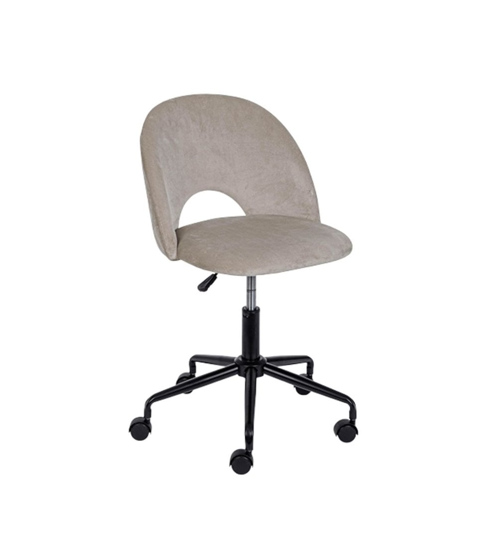 Silla de Oficina Giratoria de Terciopelo Linzey