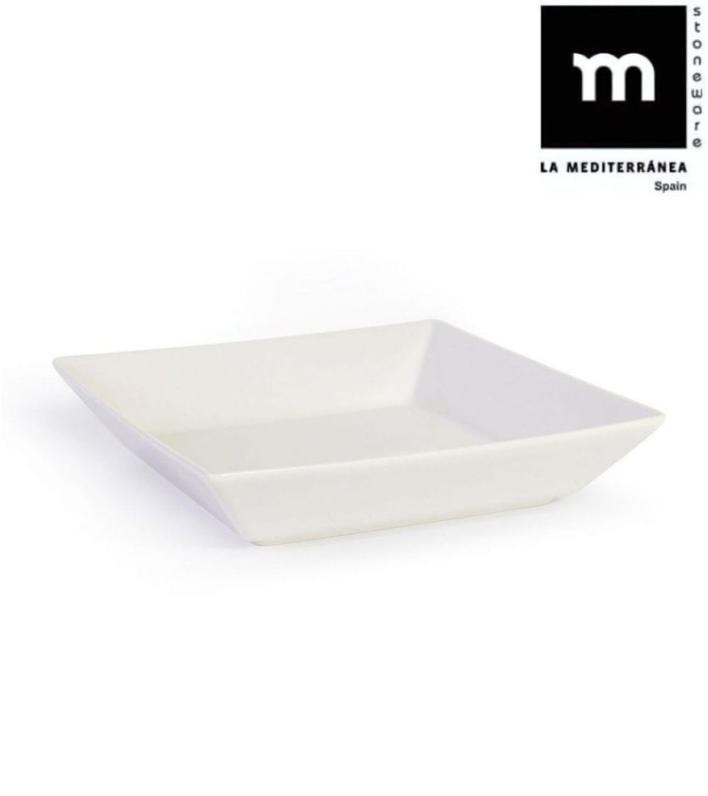 Ensaladera Cuadrada de Porcelana Maitre