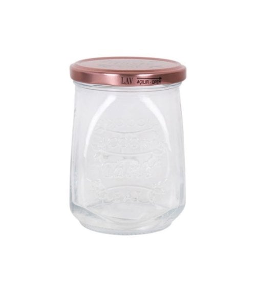 Tarro de Cristal con Tapa de Metal Tasty