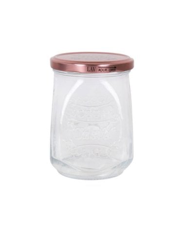 Tarro de Cristal con Tapa de Metal Tasty