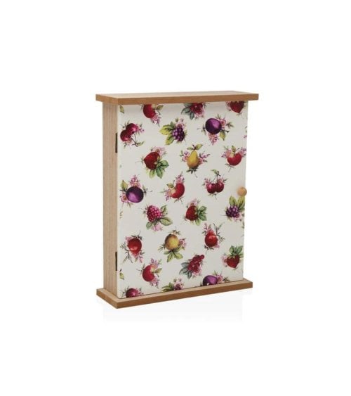 Cuelga Llaves de Madera con Diseño de Frutas