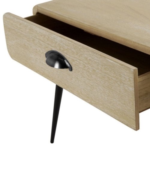 Consola Paulownia de 2 Cajones