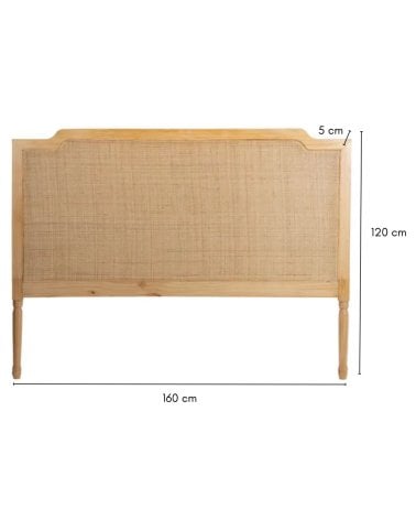Cabecero Paulownia con Rejilla