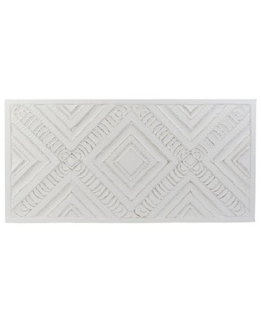 Cabecero Blanco de Madera Vintage