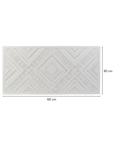 Cabecero Blanco de Madera Vintage