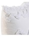 Cojin Boho Blanco con Textura
