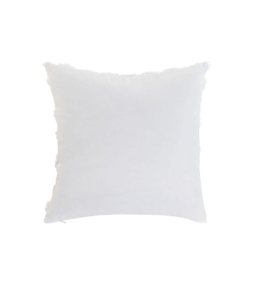 Cojin Boho Blanco con Textura