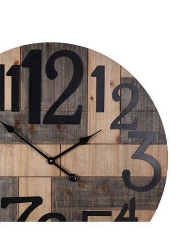 Reloj Industrial para Pared de Metal