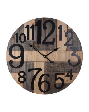Reloj Industrial para Pared de Metal