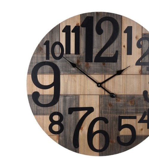 Reloj Industrial para Pared de Metal