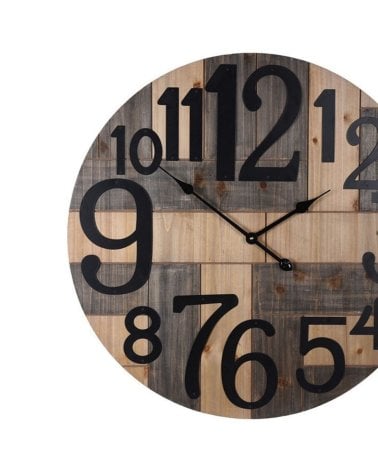 Reloj Industrial para Pared de Metal