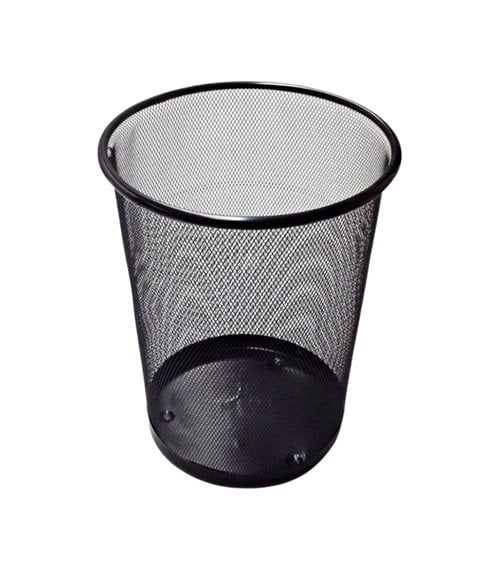 Papelera de Rejilla Metálica 12L