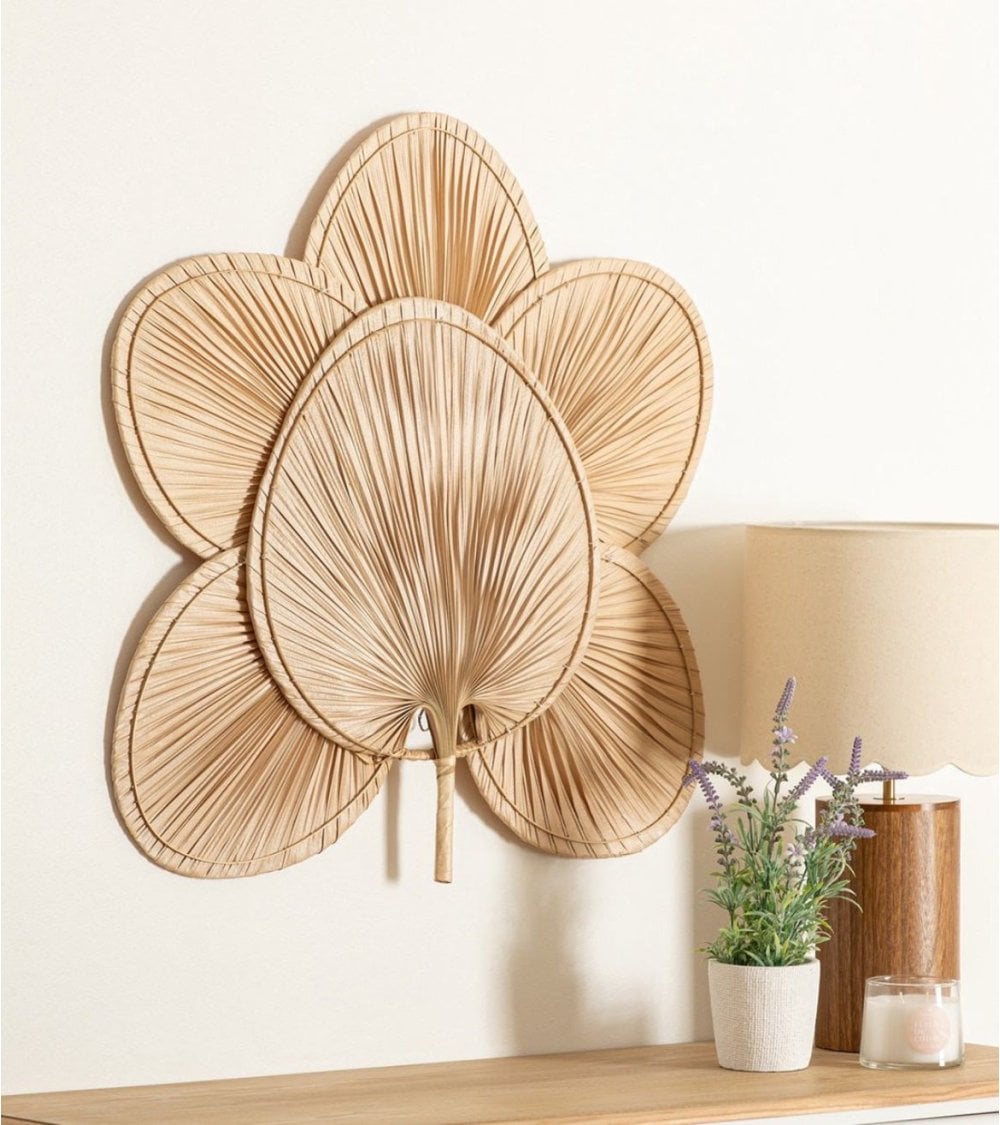 Decoración de Pared Selma de Hoja de Palma