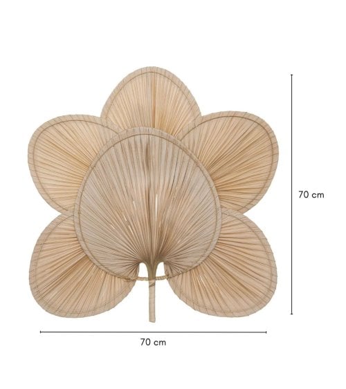 Decoración de Pared Selma de Hoja de Palma