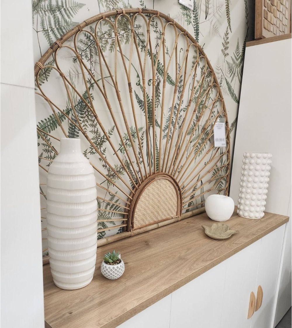 Arco Decorativo de Bambú para Pared