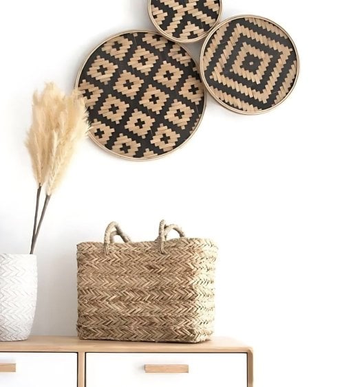 Platos de Bambú para Decoración de Bambú
