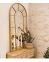 Espejo Ventana Dorado de Arco