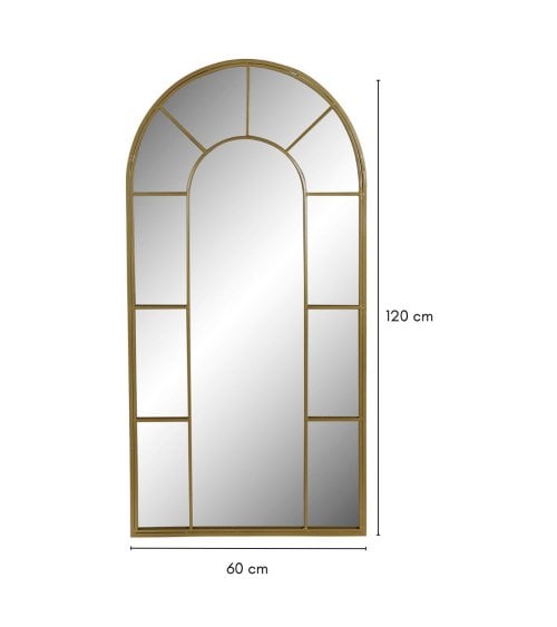 Espejo Ventana Dorado de Arco Espejo Ventana Dorado de Arco