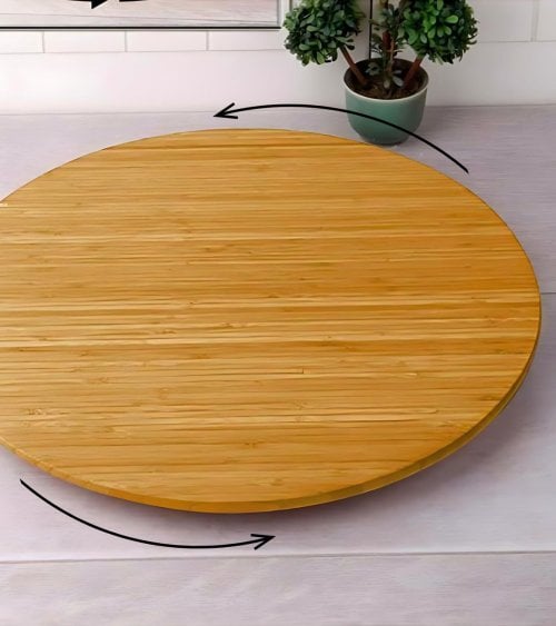 Tabla de Bambú Giratoria
