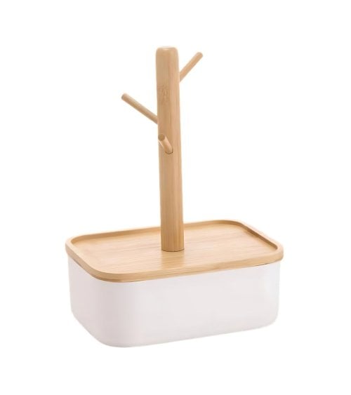 Joyero Árbol Colgador con 6 Compartimientos