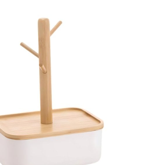 Joyero Árbol Colgador con 6 Compartimientos