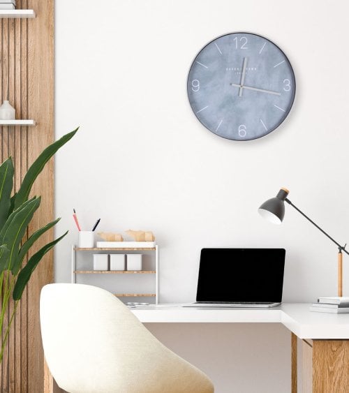 Reloj de Pared Whatever Acabado de Cemento