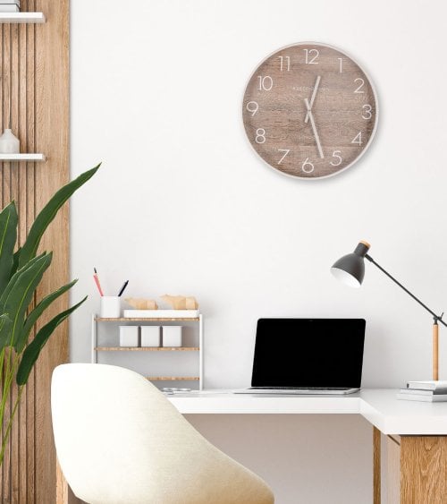 Reloj de Pared Whatever Acabado de Madera