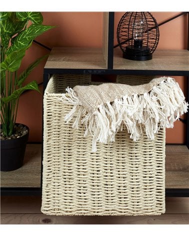 Cesta de Almacenaje Cuadrada con Asas