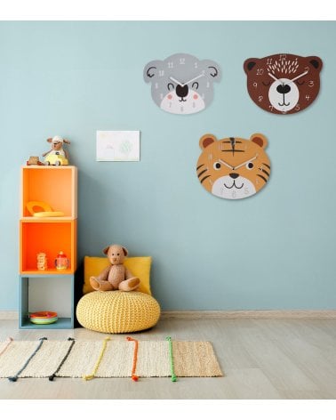 Reloj de Animales para Habitación Infantil