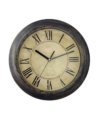 Reloj de Pared Vintage con Números Romanos