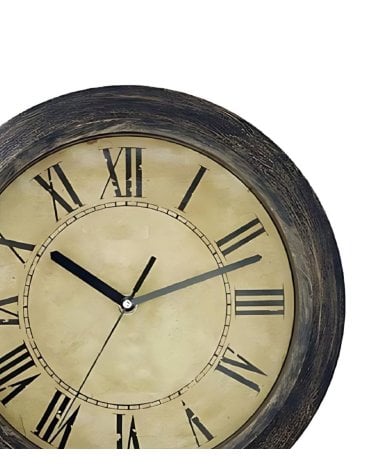 Reloj de Pared Vintage con Números Romanos